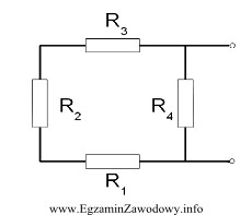 W układzie przedstawionym na schemacie rezystancja rezystorów R1=