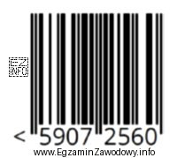 Na zdjęciu jest przedstawiony kod kreskowy