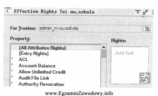 Pracownik serwisu w wyniku przeprowadzonego testu na serwerze NetWare uzyskał 