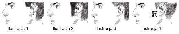 Na której ilustracji przedstawiono linię baków optycznie wyszczuplają