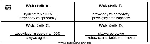Do grupy wskaźników sprawności działania zalicza 