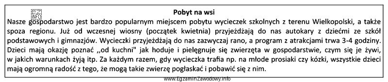 Promując zamieszczoną ofertę 