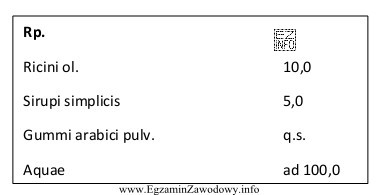 Według zamieszczonej recepty może zostać sporządzona