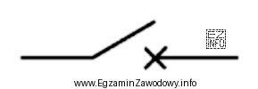 Które urządzenie oznacza się na schematach przedstawionym symbolem 