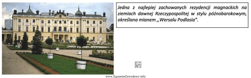 Przedstawiona ilustracja z opisem obiektu dotyczy