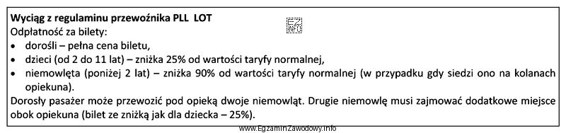 Ile % wartości normalnego biletu wynosi odpłatność za bilet 