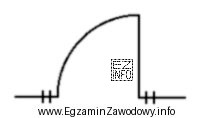 Przedstawiony na rysunku symbol graficzny, zgodnie z normą PN-EN ISO 11091, 