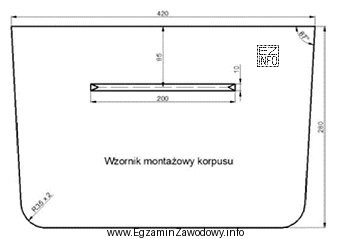 Przedstawiony rysunek wzornika to rysunek