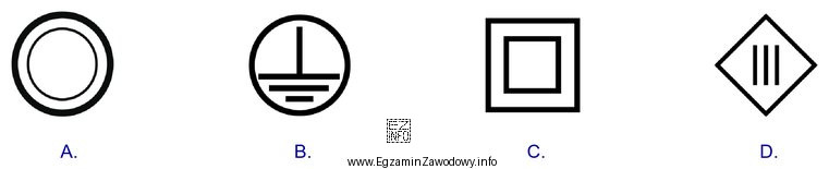 Który symbol graficzny określa urządzenie elektryczne wyposaż
