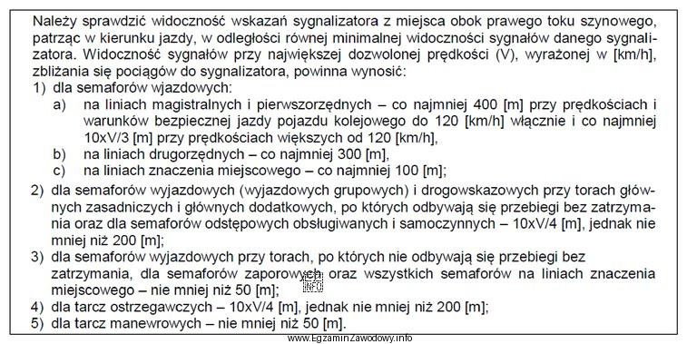 Na podstawie zamieszczonego fragmentu instrukcji, minimalna odległość, z jakiej 