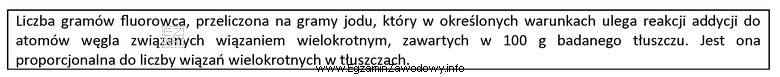 Zamieszczony w ramce opis określa liczbę