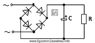 Jaką funkcję w układzie, którego schemat przedstawiono na 