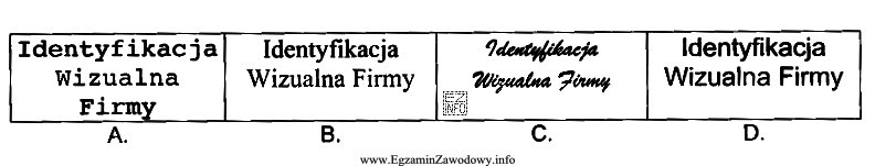 Który tekst został napisany czcionką Times New Roman (antykwą 
