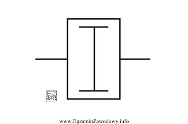 Przedstawiony symbol graficzny jest oznaczeniem