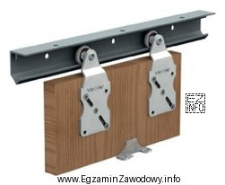 Pokazany na rysunku system służy do montażu
