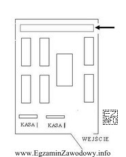 Wskazane na schemacie miejsce jest przeznaczone do ekspozycji