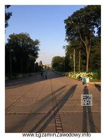 Przedstawioną fotografię wykonano, stosując
