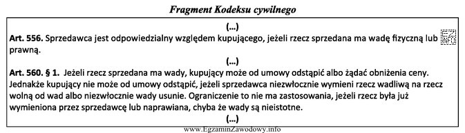 Zamieszczone przepisy odnoszą się do