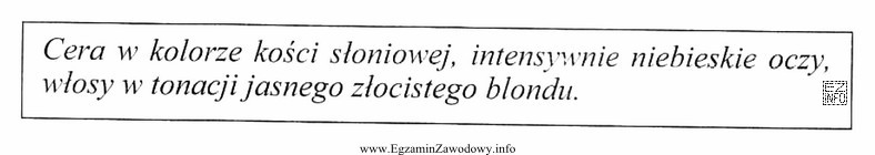 Którego typu urody klientki dotyczy opis?
