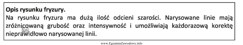 Opis dotyczy rysunku wykonanego techniką