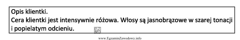 Opis dotyczy kobiety o typie kolorystycznym