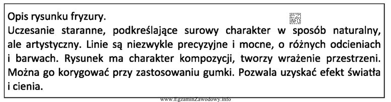 Opis dotyczy rysunku wykonanego techniką