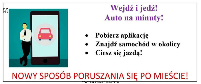 W załączonym ogłoszeniu prasowym slogan-podsumowanie został napisany przy 