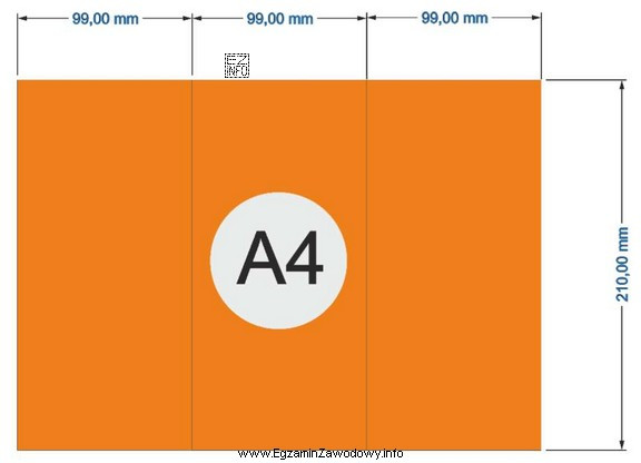 Który format ulotki otrzyma pracownik agencji reklamowej po zł