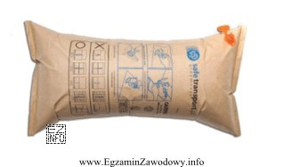 Przedstawionym na fotografii przedmiotem do zabezpieczania ładunku podczas transportu oraz 