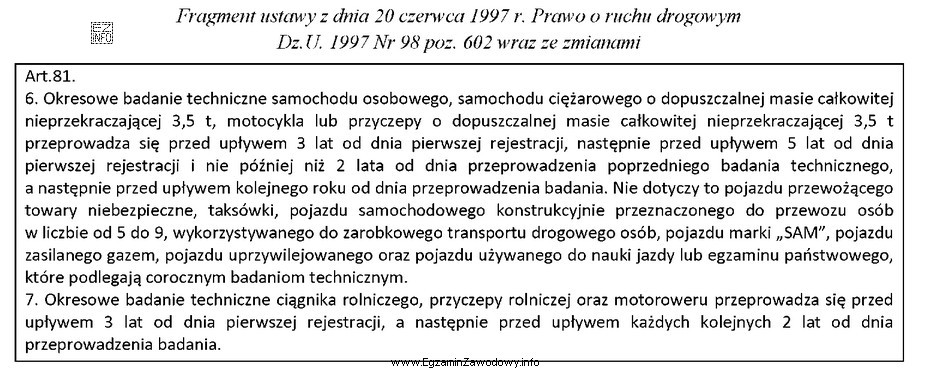 Właściciel fabrycznie nowego samochodu ciężarowego o dopuszczalnej 