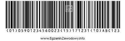 Jaki rodzaj kodu kreskowego przedstawiony jest na rysunku?