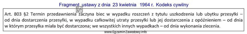 Przesyłka, na którą składały się wyroby 
