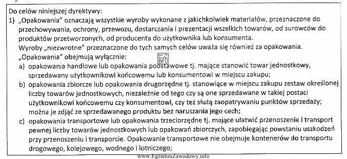 Gospodarkę opakowaniami (a także ich odpadami) w krajach Unii 