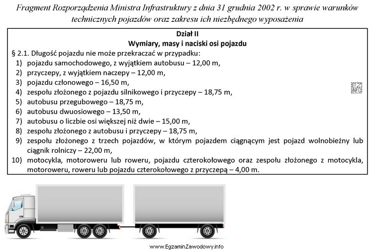 Na podstawie fragmentu rozrządzenia w sprawie warunków technicznych 