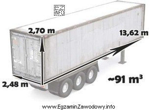 Który ładunek może zostać przewieziony przy użyciu 