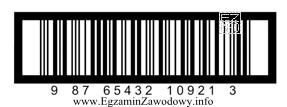 Przedstawiony kod kreskowy ITF-14 służy do oznaczania