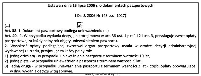 Pełna opłata za wydanie paszportu z terminem waż