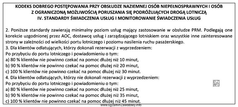 Niewidomy pasażer, bez dokonanej wcześniej rezerwacji, przybył o 