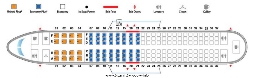 Zgodnie z rozkładem miejsc w samolocie miejsce D10 moż