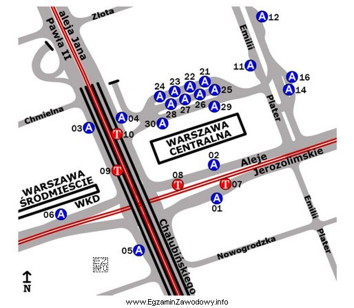Najbliżej stacji Warszawa Śródmieście Warszawskiej Kolei Dojazdowej (
