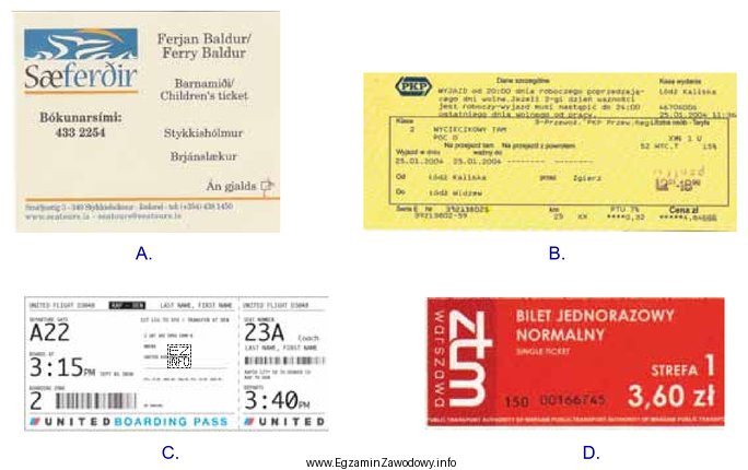 Który dokument wykorzystywany jest w transporcie lotniczym?