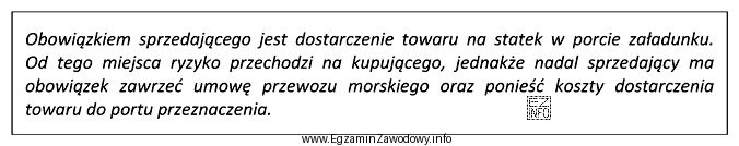 Do której reguły Incoterms 2010 odnoszą się obowiązki 