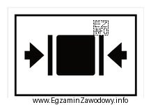Znak manipulacyjny przedstawiony na zdjęciu oznacza: