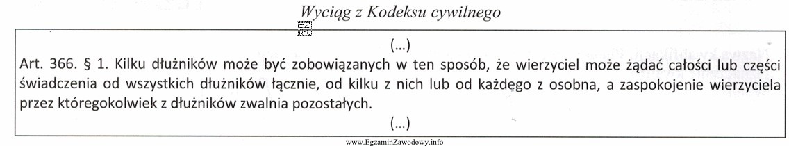 Powołany przepis reguluje odpowiedzialność