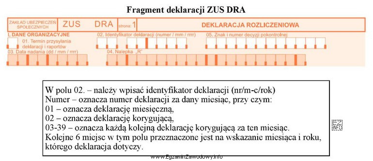 Płatnik składek, który przekazał do ZUS w 