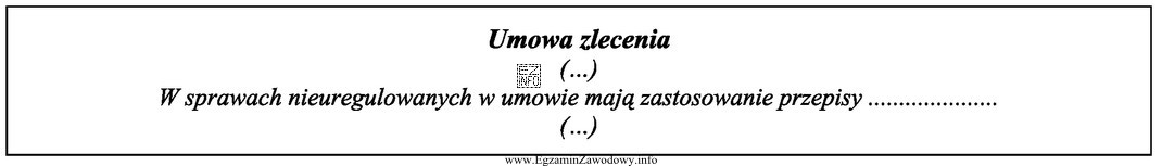 Do którego kodeksu powinien odsyłać zapis umieszczony w 