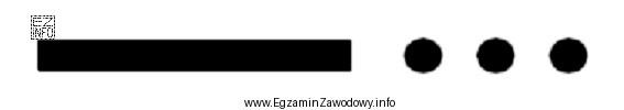 Sygnał dźwiękowy przedstawiony graficznie na ilustracji oznacza