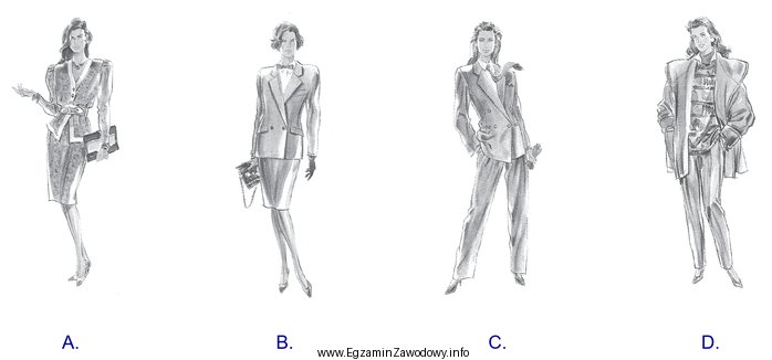 Która z kobiet jest ubrana w kostium klasyczny?