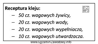Ile utwardzacza potrzeba do przygotowania 10 kg roztworu klejowego zgodnie z 