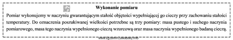 Którą właściwość fizyczną cieczy oznaczać można 